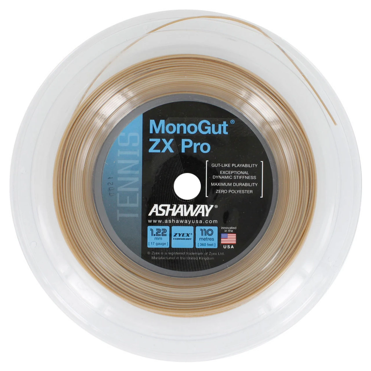 Ashaway MonoGut ZX Pro 17 1.22mm 110M Reel 3 Ashaway MonoGut ZX Pro 17 1.22mm 110M Reel