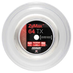 Ashaway ZyMax 64 TX 0.64mm Badminton 200M Reel -Ball Sports Store ashaway zymax tx 64 0 64mm badminton 200m reel white 04184 94267.1698771941