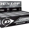 Dunlop Competition Single Yellow Dot Squash Balls 12 Pack -Ball Sports Store dunlop competition single yellow dot squash balls 12 pack 44586 60690.1698769714