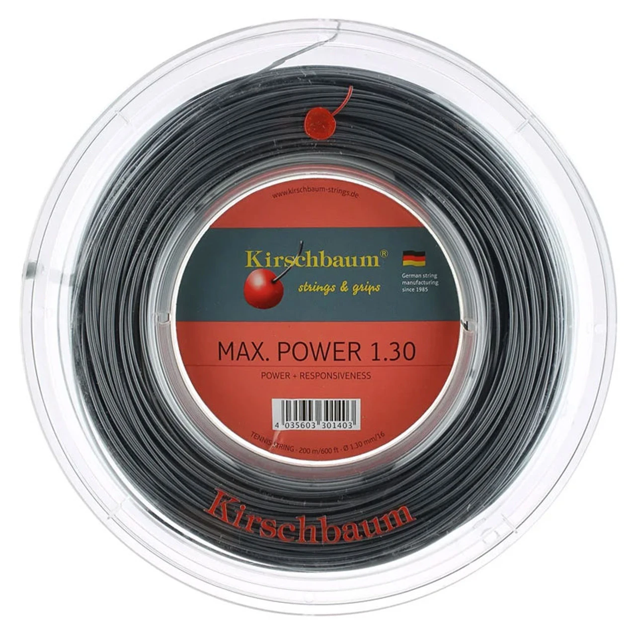 Kirschbaum Max Power 16 1.30mm 200M Reel 3 Kirschbaum Max Power 16 1.30mm 200M Reel