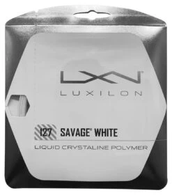 Luxilon Savage 16 1.27mm Set -Ball Sports Store luxilon savage 16 1 27mm set white 58921 51718.1698770048