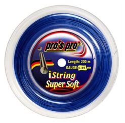 Pro's Pro IString Super Soft 16L 1.25mm 200M Reel -Ball Sports Store pros pro istring super soft 16l 1 25mm 200m reel blue 66254 97380.1698771959
