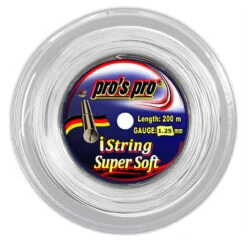 Pro's Pro IString Super Soft 16L 1.25mm 200M Reel -Ball Sports Store pros pro istring super soft 16l 1 25mm 200m reel white 11466 53407.1698771959