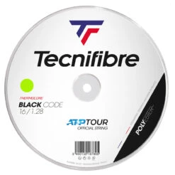 Tecnifibre BlackCode 16 1.28mm 200M Reel -Ball Sports Store tecnifibre blackcode 16 1 28mm 200m reel green 95715 46684.1698769867