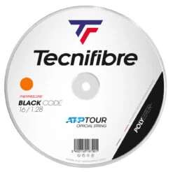Tecnifibre BlackCode 16 1.28mm 200M Reel -Ball Sports Store tecnifibre blackcode 16 1 28mm 200m reel orange 66604 22745.1698769867