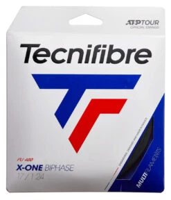 Tecnifibre X-One Biphase 17 1.24mm Set -Ball Sports Store tecnifibre x one biphase 17 1 24mm set black 40281 70273.1698770313