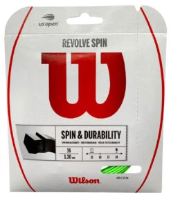 Wilson Revolve Spin 16 1.30mm Set -Ball Sports Store wilson revolve spin 16 1 30mm set green 41625 82312.1698772002
