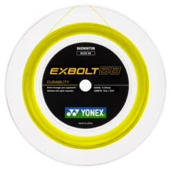 Yonex Exbolt 68 0.68mm Badminton 200M Reel -Ball Sports Store yonex exbolt 68 0 68mm badminton 200m reel yellow 74905.1709819244