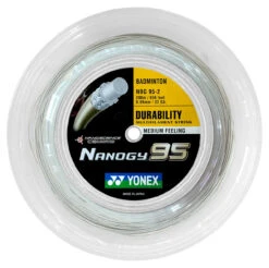 Yonex Nanogy 95 0.69mm Badminton 200M Reel -Ball Sports Store yonex nanogy 95 0 69mm badminton 200m reel silver 72326 00865.1698769557
