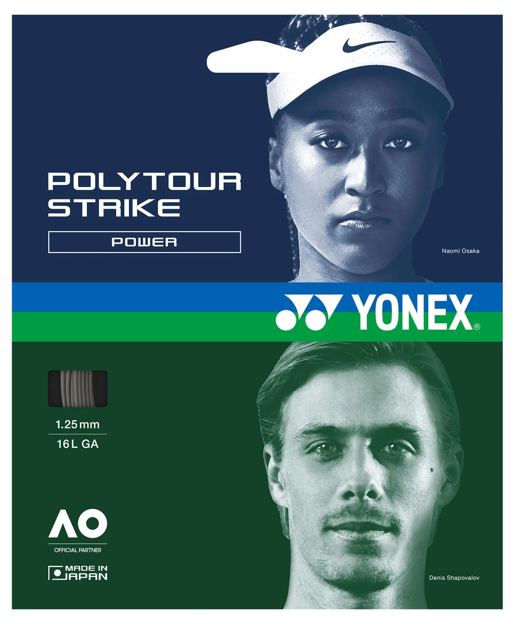 Yonex Poly Tour Strike 16L 1.25mm Set 5 Yonex Poly Tour Strike 16L 1.25mm Set - Image 3