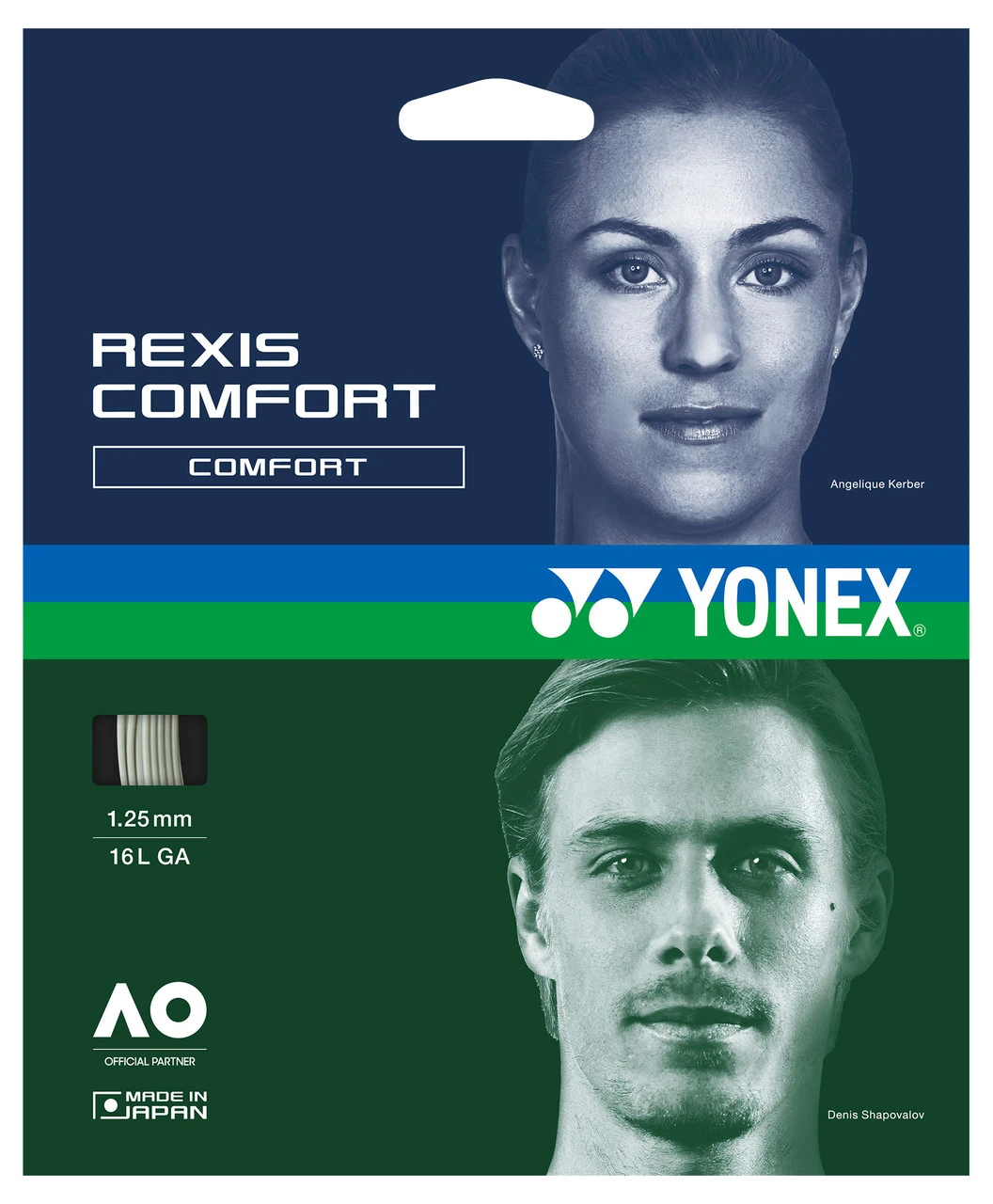 Yonex Rexis Comfort 16L 1.25mm Set 3 Yonex Rexis Comfort 16L 1.25mm Set